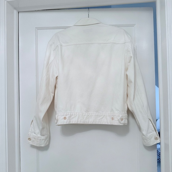 Buck Mason Rider Jacket - White Denim Jacket - Size Large - Picture 6 of 9